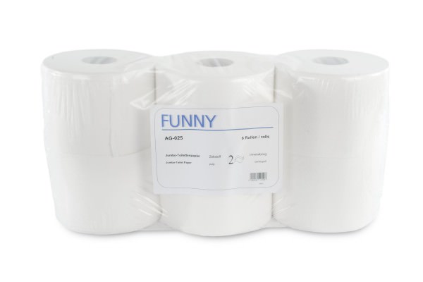 Jumbo Toilettenpapier Funny, Innenabwicklung