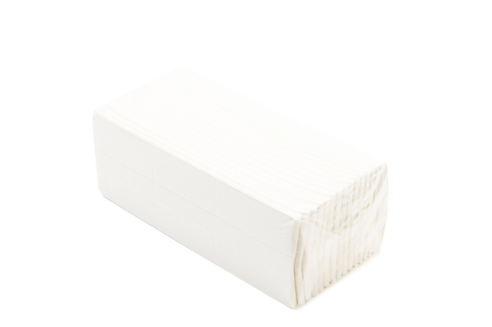 ZZ/V-Falz Falthandtücher geeignet für Handtuchspender Ideal für Gastronomie Praxen uvm. Krankenhäuser 4.000 Blatt 2-lagig 25 x 23 cm Papierhandtücher Hochweiß Premium